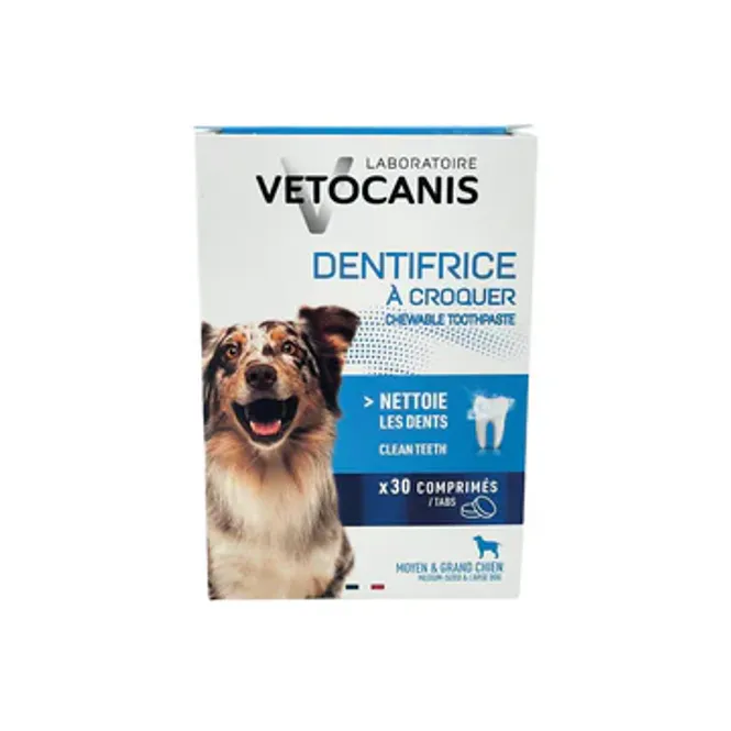 Hovedbilde Vetocanis Tannrensetabletter til Hund 30 stk