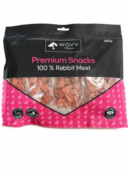 Hovedbilde Wovv Godbiter Kanin 400 gr, store biter