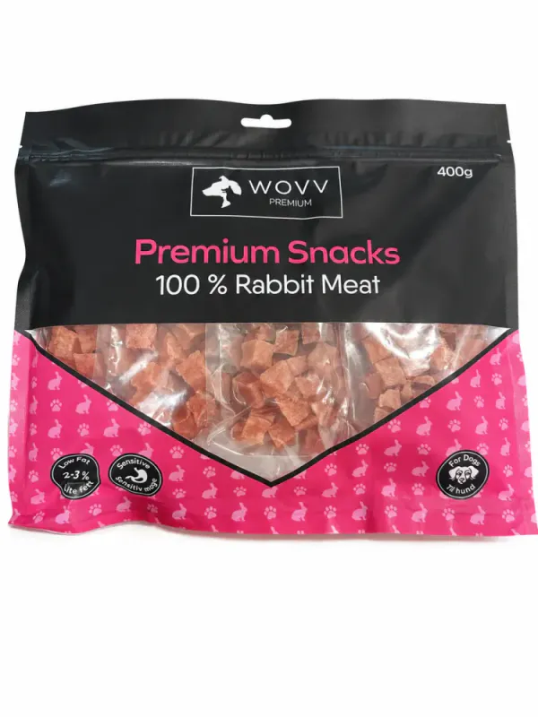 Wovv Godbiter Kanin 400 gr, store biter